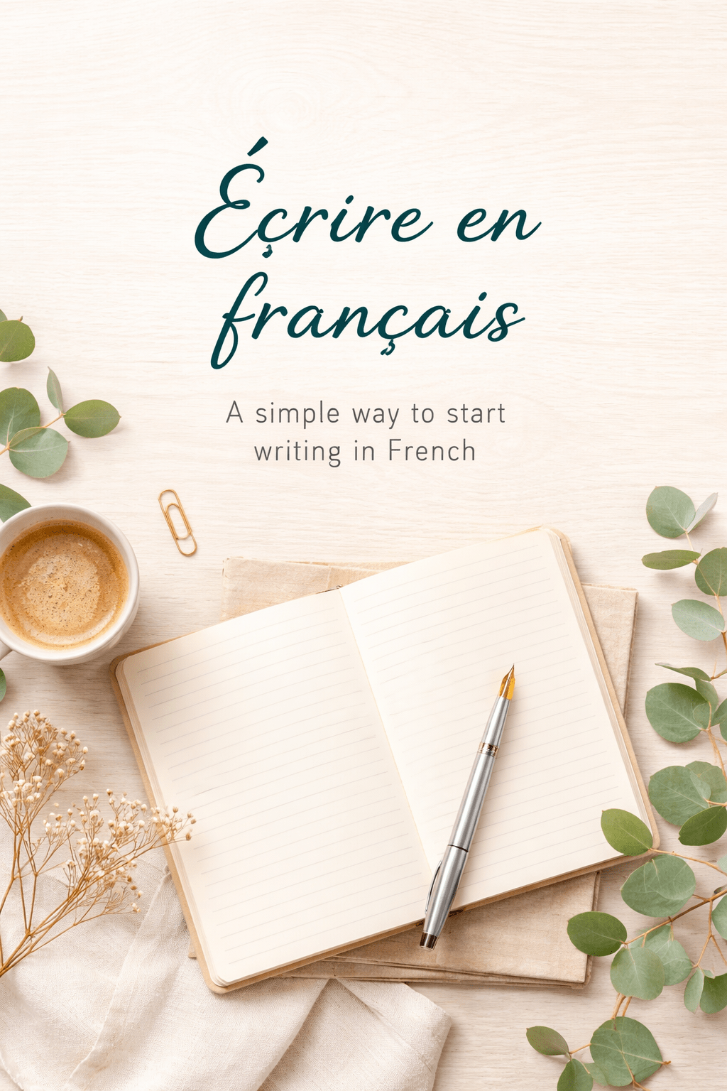 écrire en français